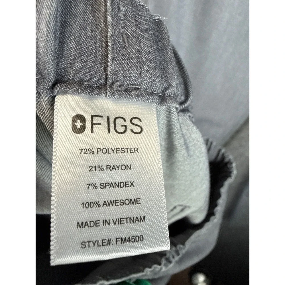 2X FIGS Technical Collection Pisco Basic Graphite Scrub Pants Mens Size L FM4500